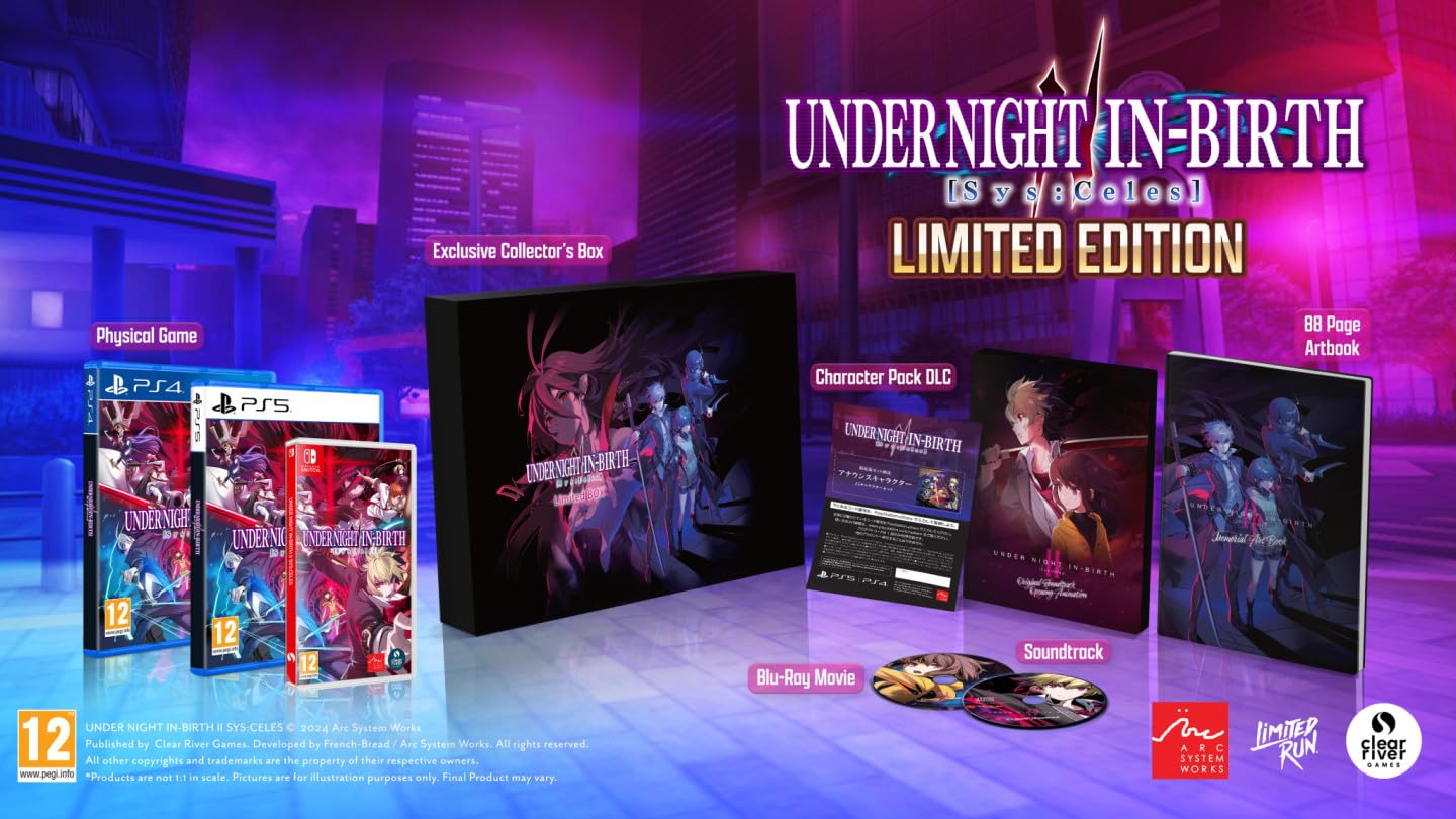 Under Night In Birth 2 con banda sonora y libro de arte japonés 2