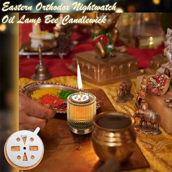 1010 pabilos de cera de abeja con flotadores de corcho miniatura 6