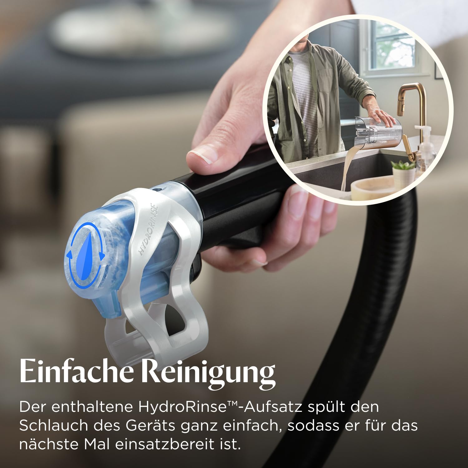 BISSELL SpotClean ProHeat Advanced Teppichreiniger und Polsterreiniger Gerät, Nasssauger und Waschsauger, 1125W Motor, kompakte Multiflächenreinigung, leistungsstark gegen Flecken, mit Kabel, 3924N