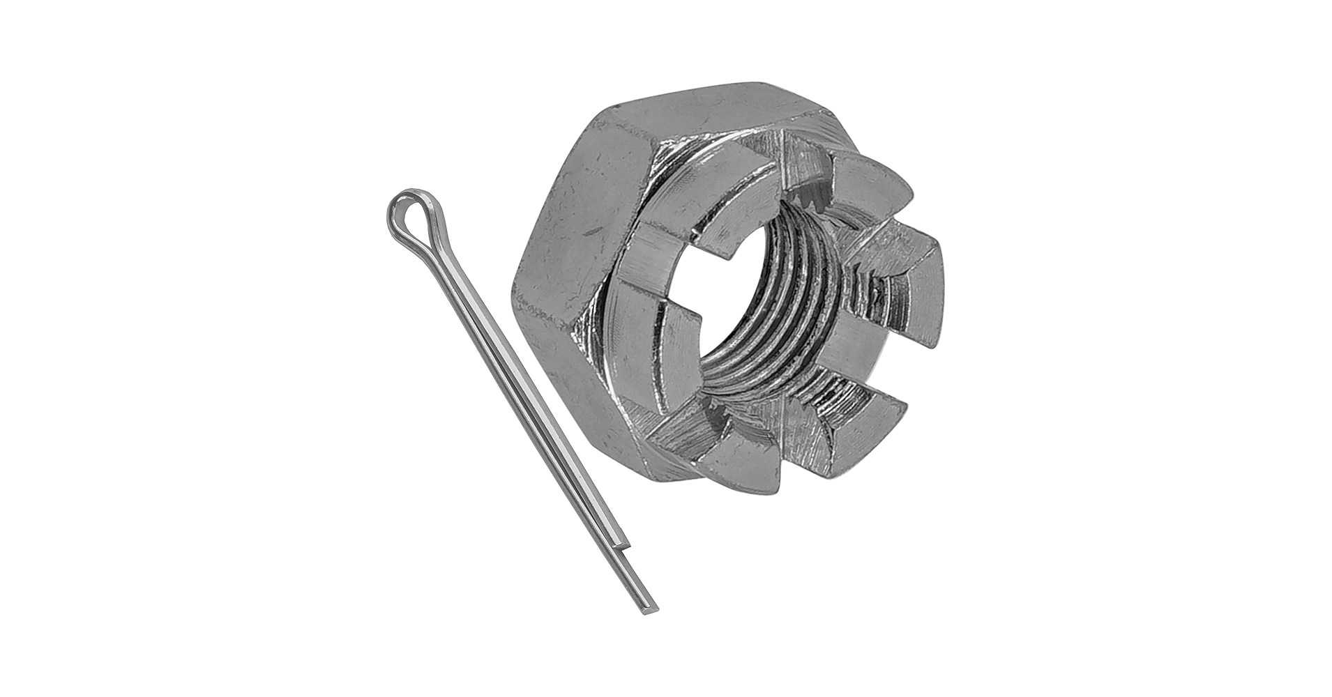 Amazon.com: Caltric Front Wheel Castle Nut with Cotter Pin