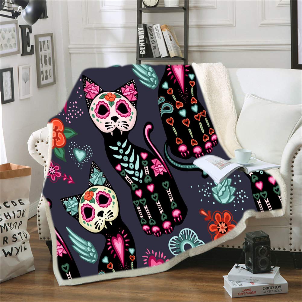 Coperta Microfibra 130x150 Cm Con Stampa 3D Cucciolo - Doppio Strato Pile Sherpa, Morbida E Reversibile Per Divano E Letto