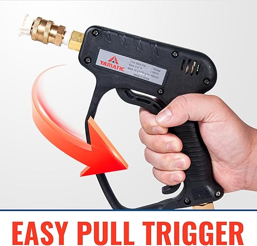 Miniatura 9 de YAMATIC Pistola de lavado a presión flexible de 5000 PSI 12 GPM con varilla de extensión  5 puntas de boquilla  Adaptador M22 y 38 pulgadas  Kit de