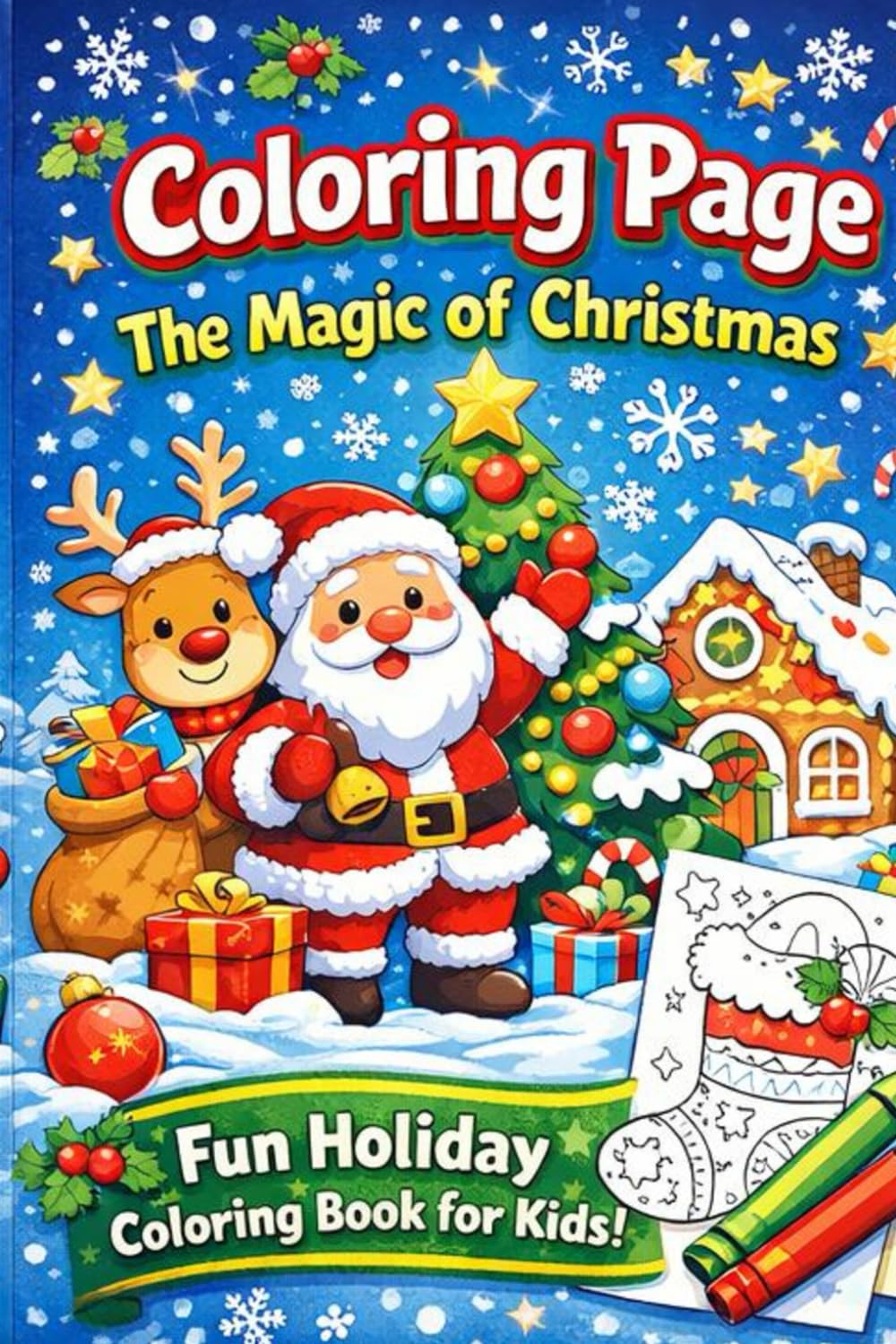 Coloring Book: The Magic of Christmas