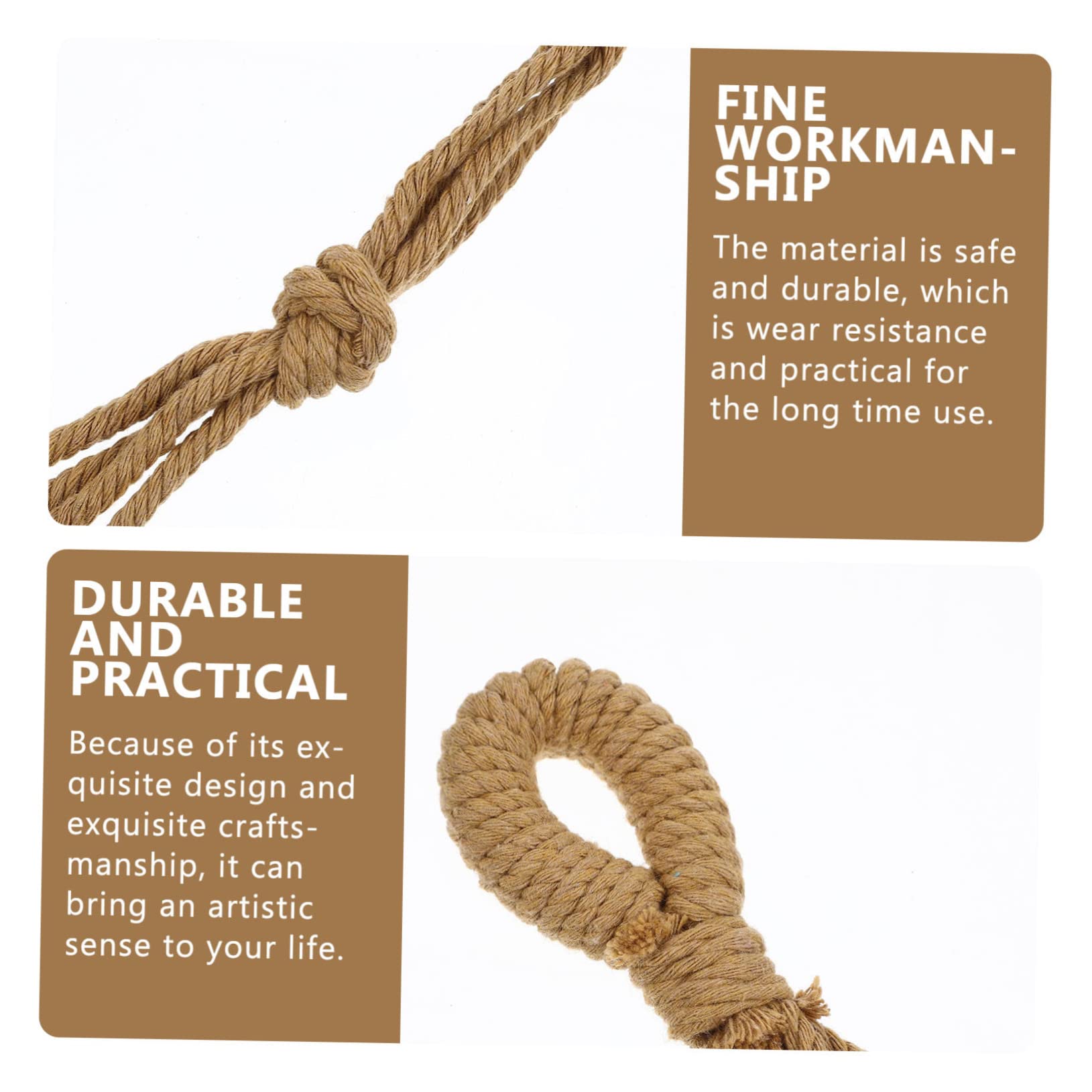 POPETPOP 20pièces Housses De Suspension Macramé Réglables pour Pots De De Coton Décoration Intérieure Et Extérieure pour Et Patios