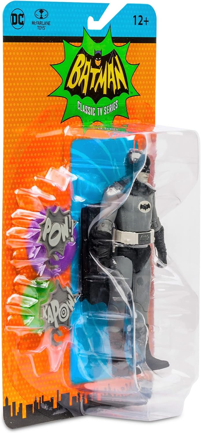 McFarlane DC Retro Wave 4 Batman 66 Action Figure, Batman, 6 Inch