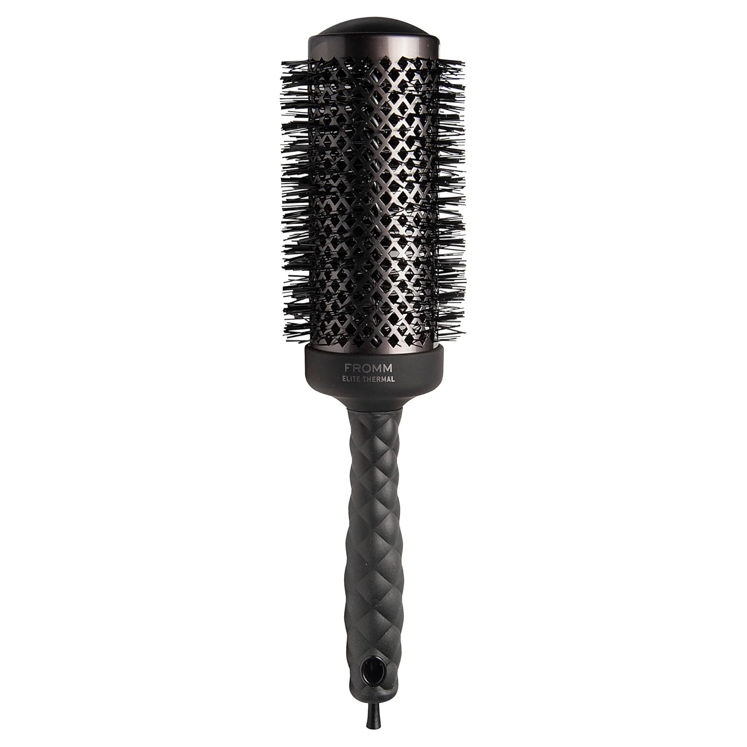 Fromm Elite Thermal Ceramic x Ionic 2" Round Brush for Expert Blowouts and Faster Hair Drying | Extended Barrel for Styling, Smoothing, Straightening Longer Thicker Hair