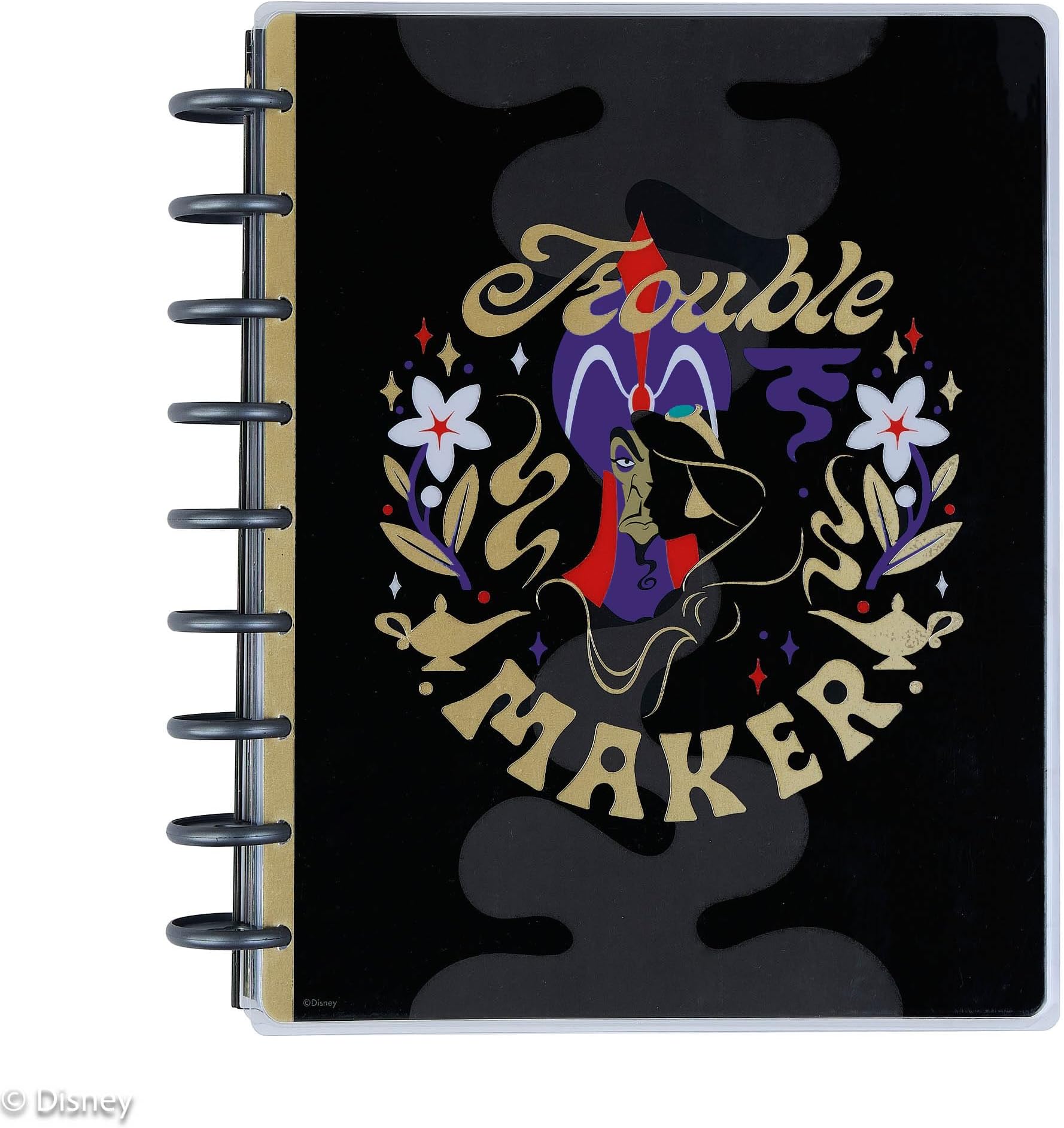 Happy Planner Disney Disc-Bound 12-Month Planner, Jan.–Dec. 2025 Daily, Weekly, and Monthly Planner, Classic Size, Vertical Layout, 12 Dividers, 7" x 9.25", Disney’s Good vs Evil