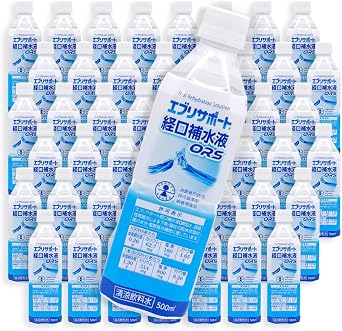 ORS Oral Rehydration Solution, Everyday Support, 16.9 fl oz 500 ml x 48 Bottles Case of 2