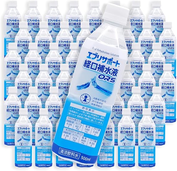 ORS Oral Rehydration Solution, Everyday Support, 16.9 fl oz 500 ml x 48 Bottles Case of 2