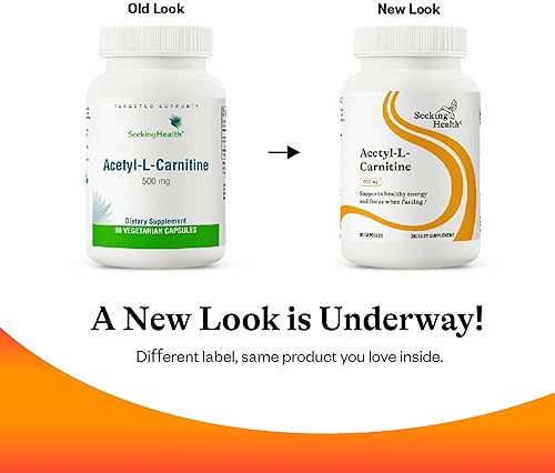 Miniatura 8 de Seeking Health Acetyl-L-Carnitine - Suplemento de acetil-L-carnitina - Apoya la energía, el metabolismo de las grasas saludables y la salud de la
