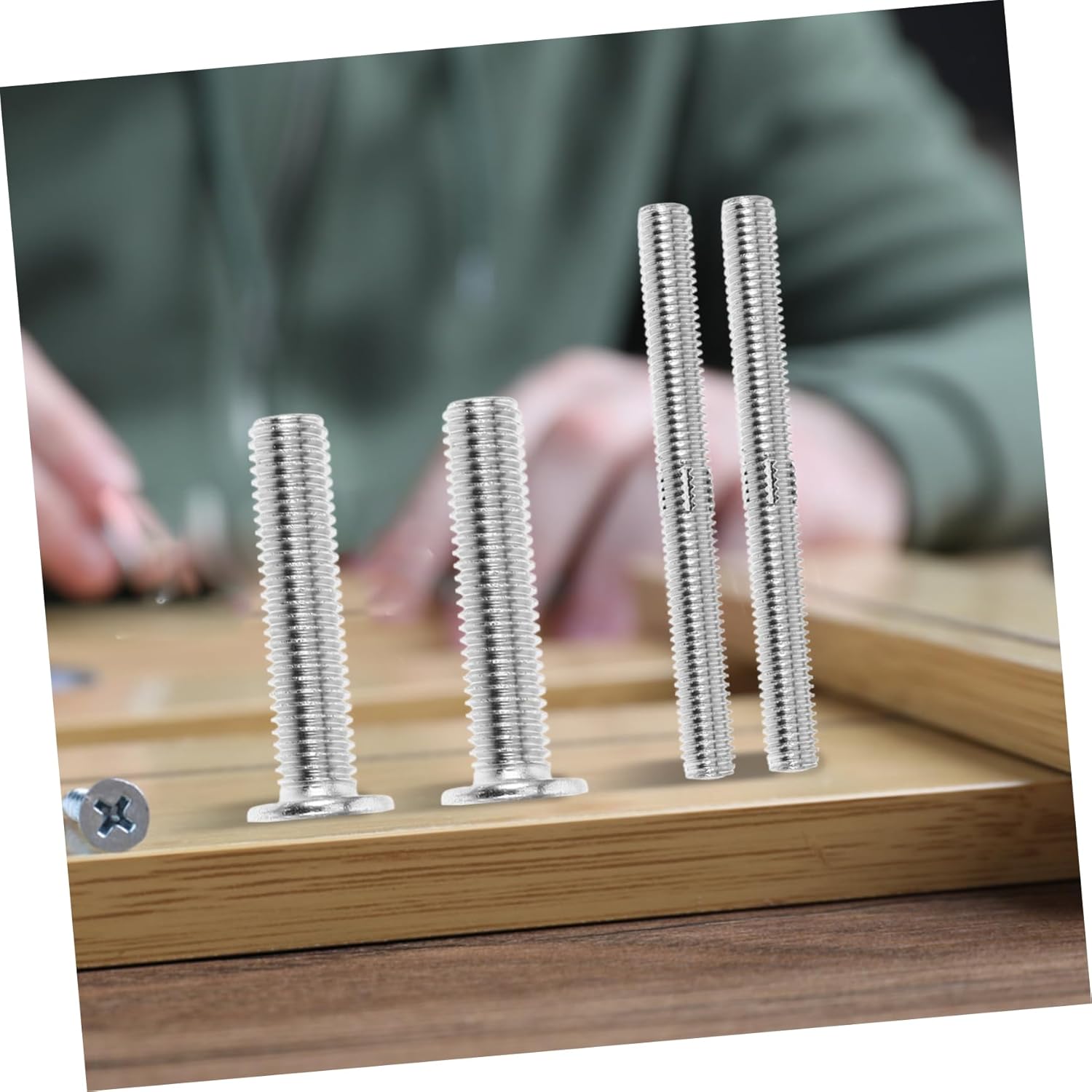 5sets Metric Screw Assortment Double End Threaded Bolt Fasteners for Cat Scratching Post