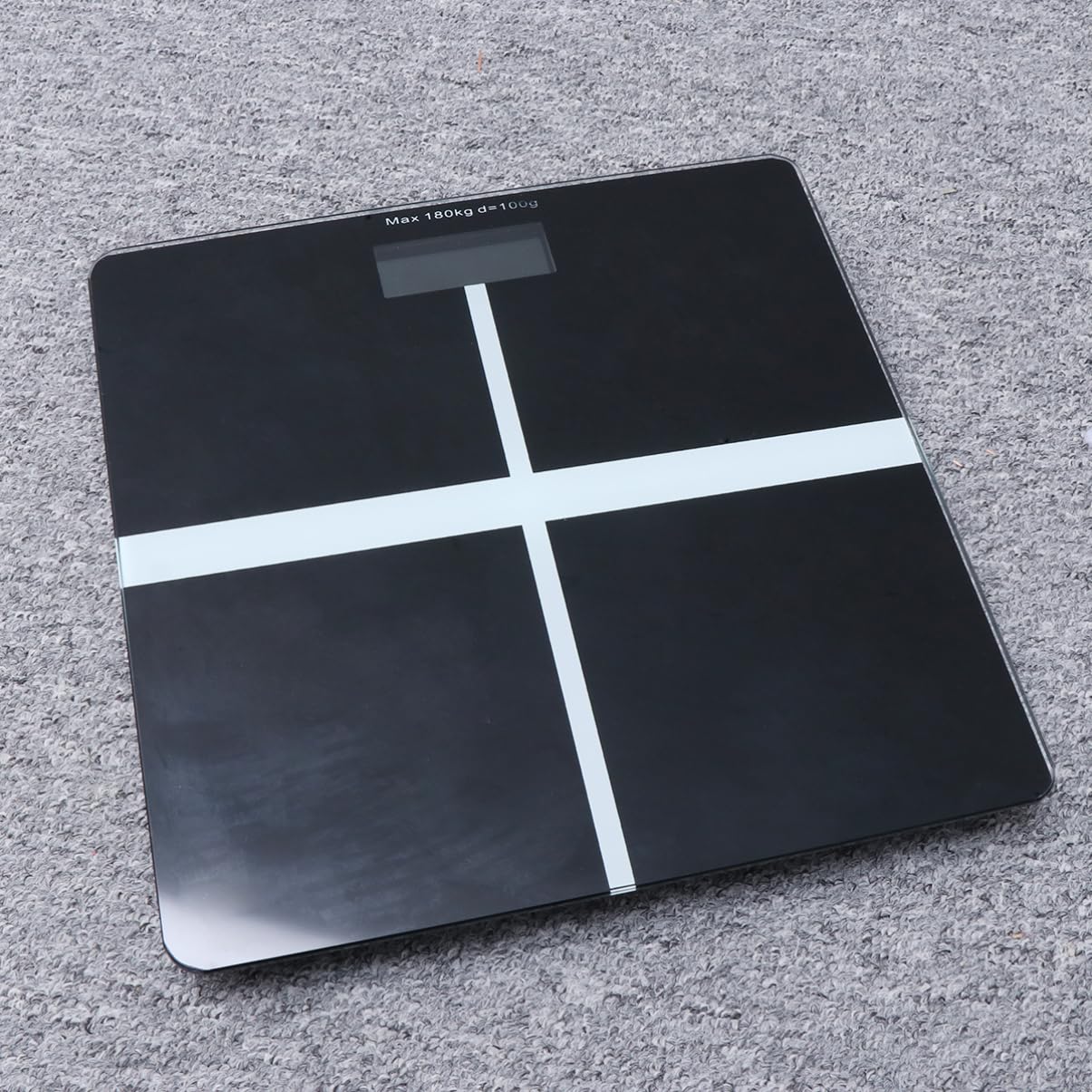 FRCOLOR Body Weight Scale High Precision with Accuracy and Easy to Read LCD Display Durable Tempered Glass Platform Non