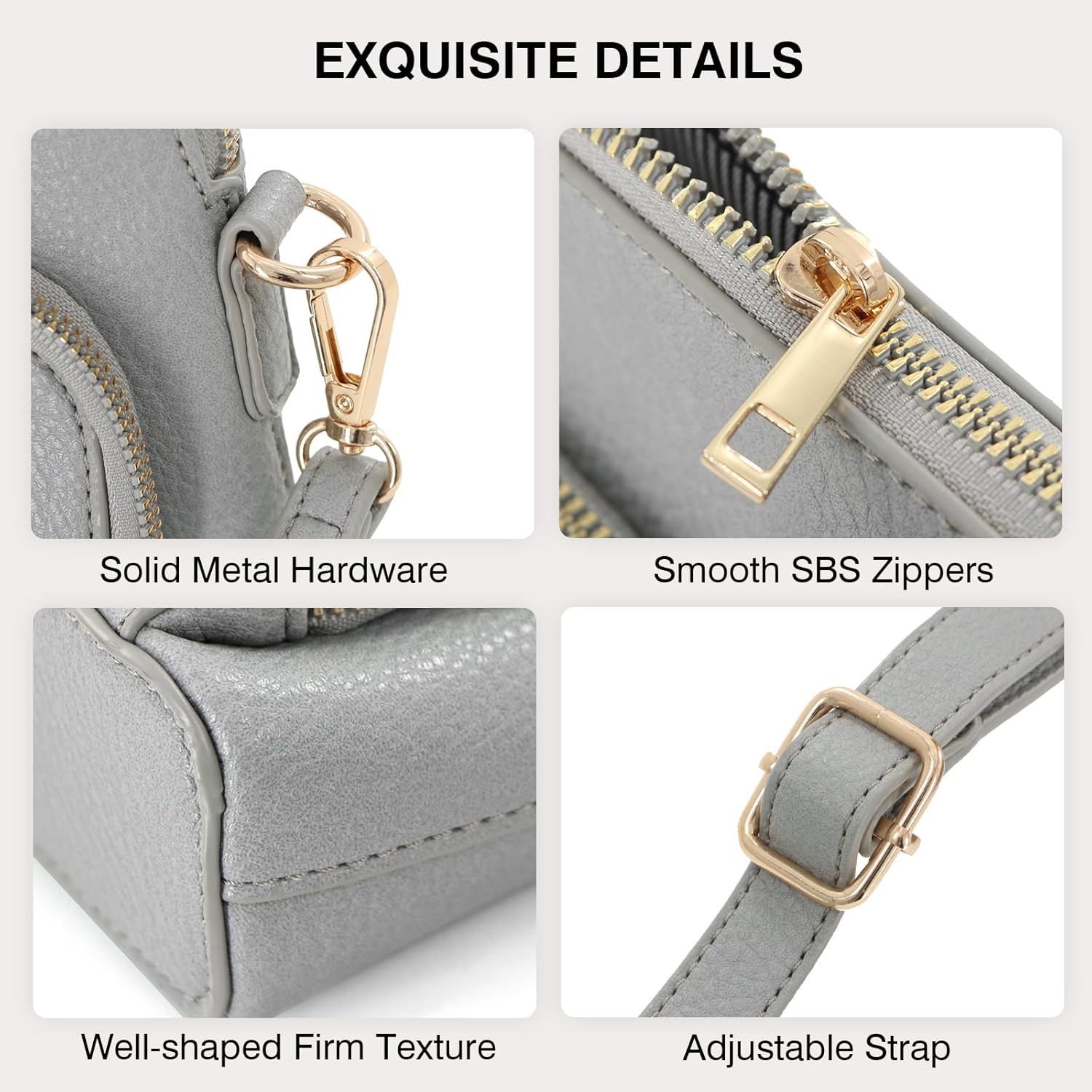 Marvolia Crossbody Bag for Women - PU Leather Shoulder Bag Trendy Small Crossbody Purse Bag for Travel Work Party - Image 7