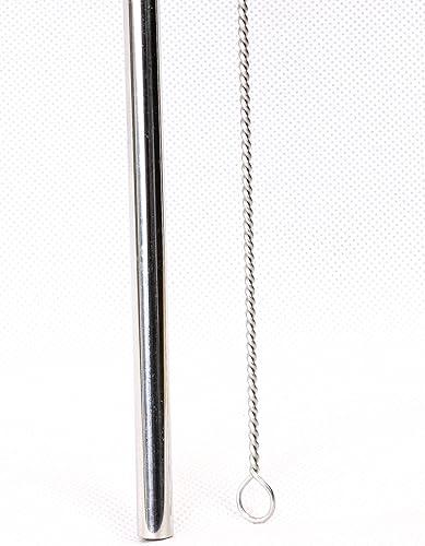 Miniatura 7 de 2 pajitas de acero inoxidable de 14 pulgadas de 100 onzas enormes súper largas para beber compatibles con taza de viaje aislada Whirley tazas de