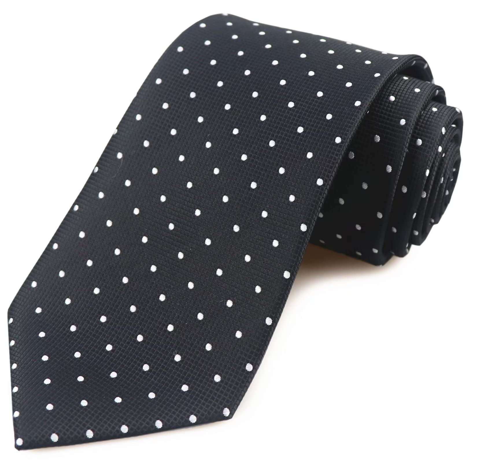 Men's Striped Patterned Tie Polka Dots Jacquard Formal Designer Neckties
