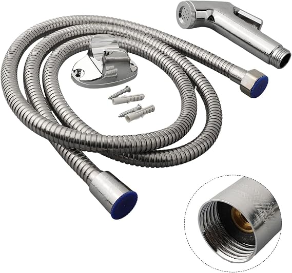 Handheld Bidet Sprayer Set, Chrome Toilet Douche Spray(1pcs)