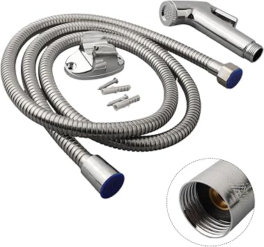 Handheld Bidet Sprayer Set, Chrome Toilet Douche Spray(1pcs)