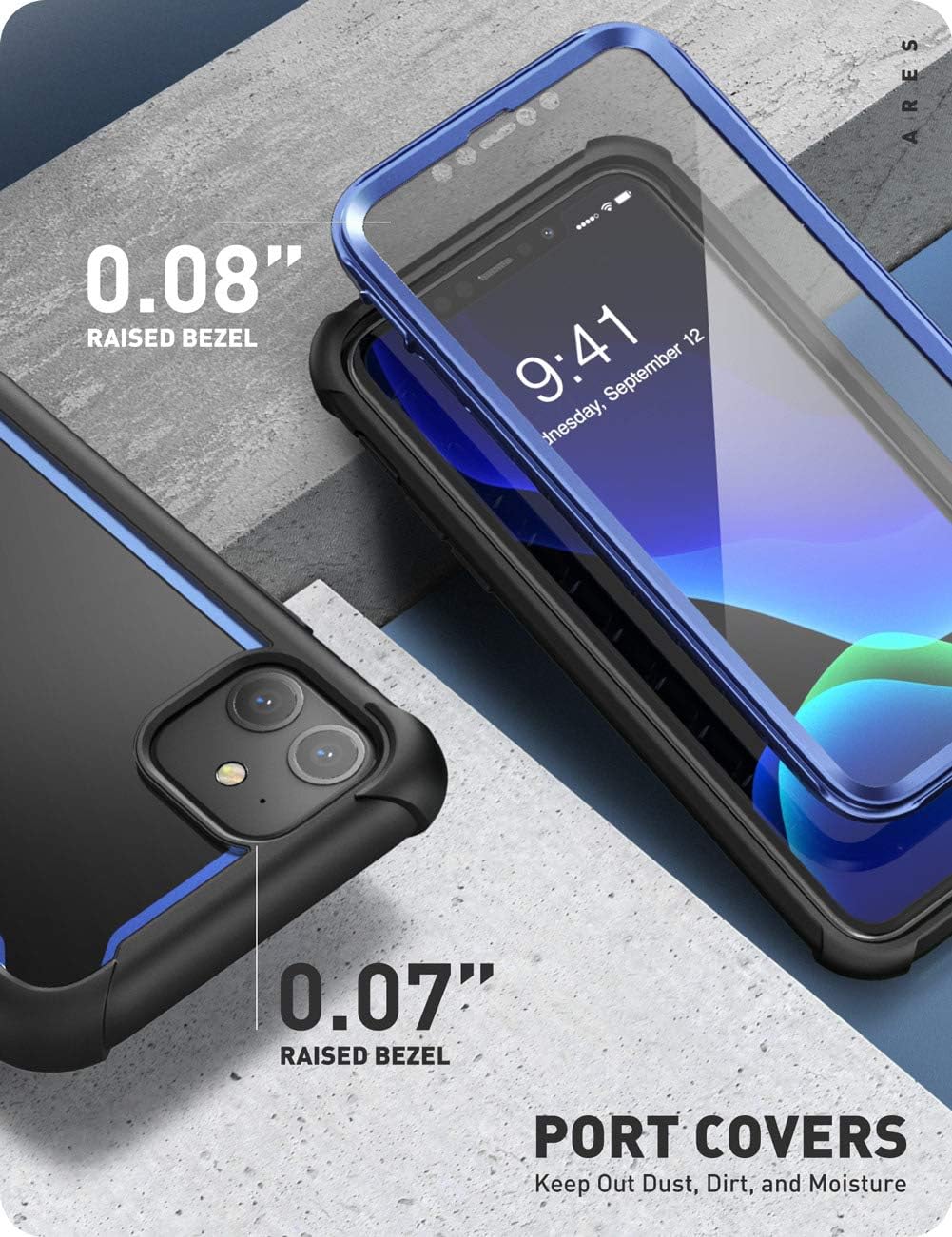 Buу 2 gеt 3 i-Blason Ares Case for iPhone 11 6.1 inch (2019 Release), Dual Layer Rugged Clear Bumper Case with Built-in Screen Protector (Blue) Blасk Frіdау - 70% оƒƒ i-Blason Ares Case for iPhone 11 6.1 inch (2019 Release), Dual Layer Rugged Clear Bumper Case with Built-in Screen Protector (Blue)