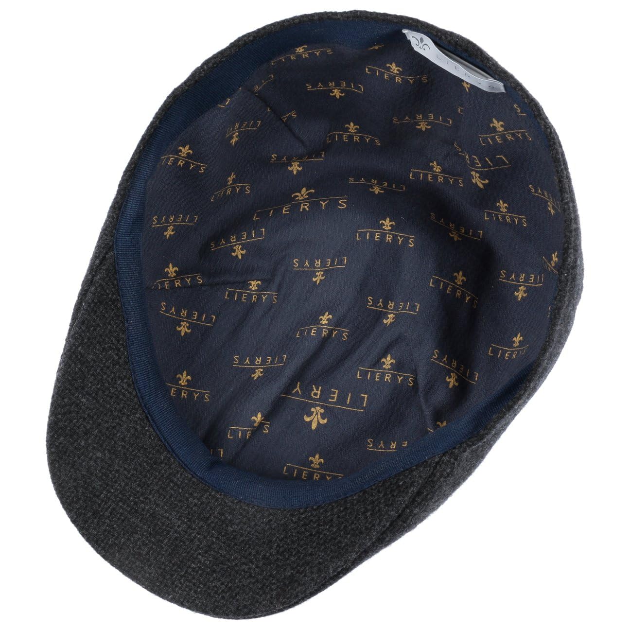 LIERYS Mackenzie Flatcap Schirmmütze Uni einfarbig Made in EU Herren Herbst Winter