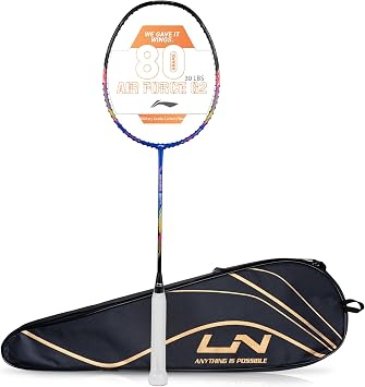Li-Ning Air Force 77 G2 Carbon Fibre Badminton Racket with Free Full Cover