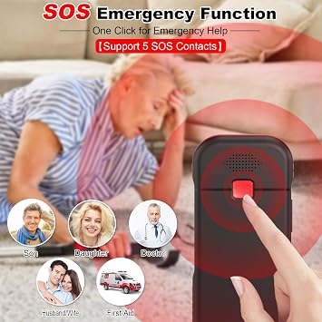 4G Volte Big Button Mobile Phone for Elderly, 1.8 inch LCD Display SIM-Free & Unlocked Mobile Phones 1800mAh Long Standby Easy to Use Basic Mobile Phone with USB-C Charging Dock - Black