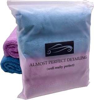 Car Detailing Cloths. Scratchless, lint Free, Absorbent, Ultra-Soft 500gsm Microfiber Towels: Washable.