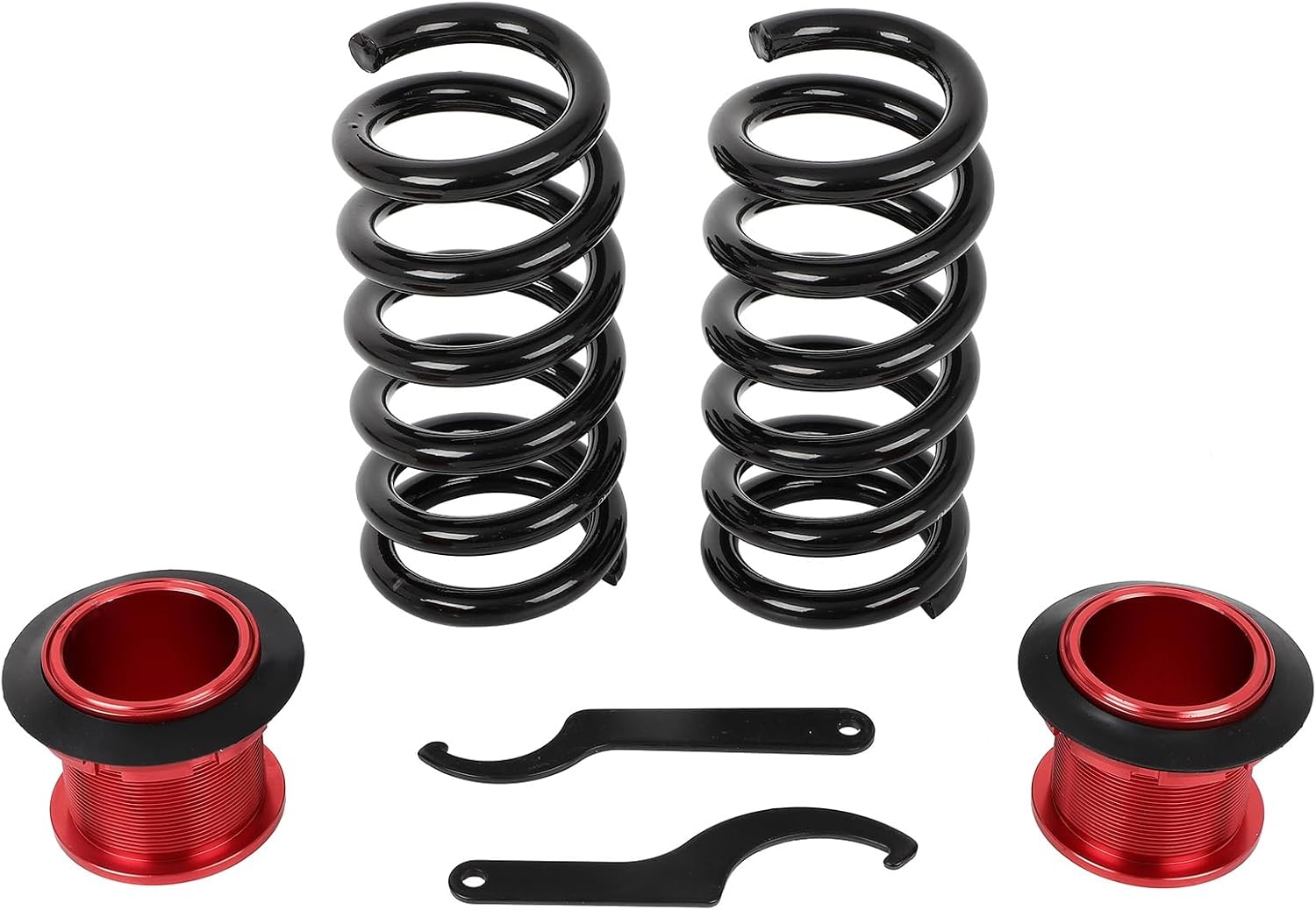 Coilovers Suspension Kit Fit for Chrysler for 300 2011-2022, for Dodge for Charger 2011-2022, for Dodge for Challenger 2011-2022 Coilovers Struts, Height Adjustable Lowering Kit, Red
