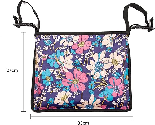 Miniatura 2 de Fundas para bolsas de catéter para sillas de ruedas, cesta debajo de la silla de ruedas para bolsa de infusión, soporte para bolsa de urinario de