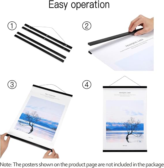FALAMON 2 Pack 16 Inch Post Hanger and 1 Pack 16 Inch Post Hanger Bundle