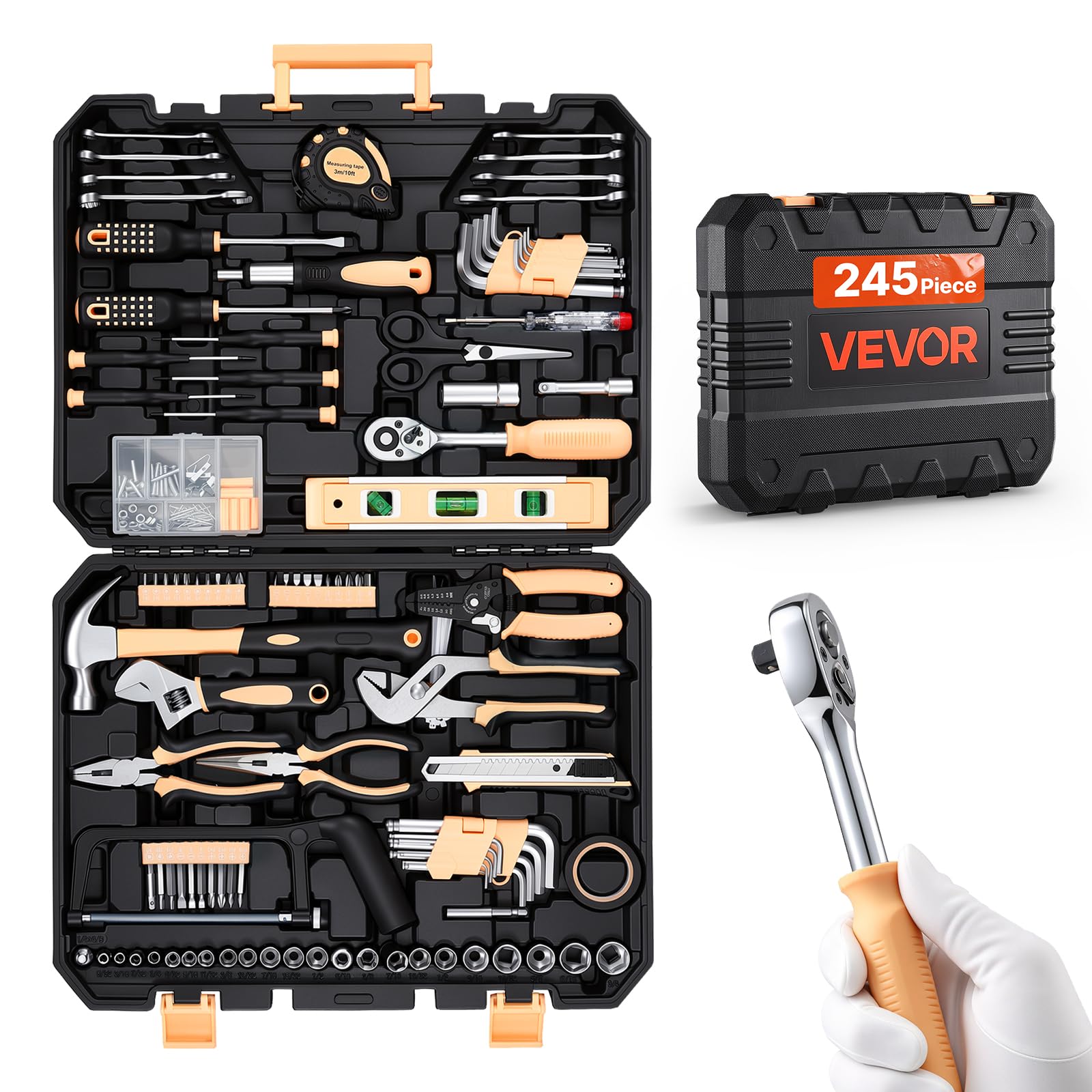 VEVOR 450 PCS Mechanic Tool Set - Socket & Wrench Kit -17