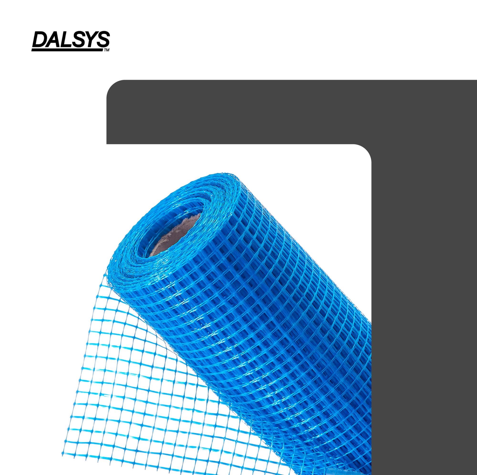 Armierungsgewebe 105g/m², 7x7mm 15m² (15m x 50cm, 2 Rollen) Glasfasergewebe für Innen- und Außenputz, Universal