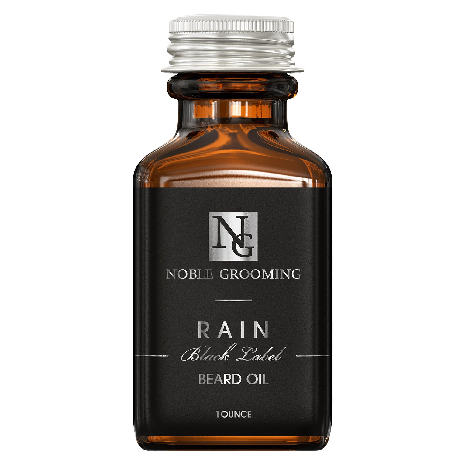 NobleGrooming Rain Beard Oil 1oz, Fragrance oil free, all natural, beard conditioner