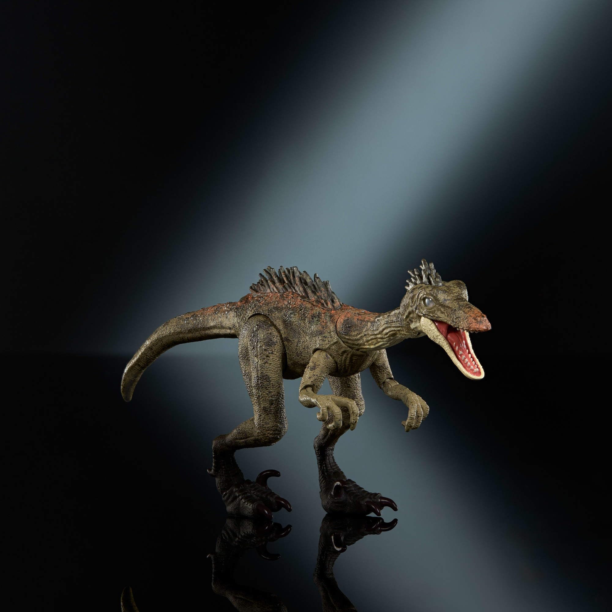 Mattel Jurassic World Hammond Collection, Dinosauro Troodon, dettagli autentici e articolazioni, per adulti e bambini dagli 8 anni in su, JDJ11, Nero