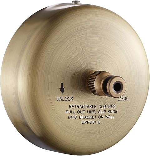 JOOM Tendedero retráctil de acero inoxidable resistente de 9 pies (máximo) para colgar y secar en baño, lavandería, hoteles, acabado cromado, estilo