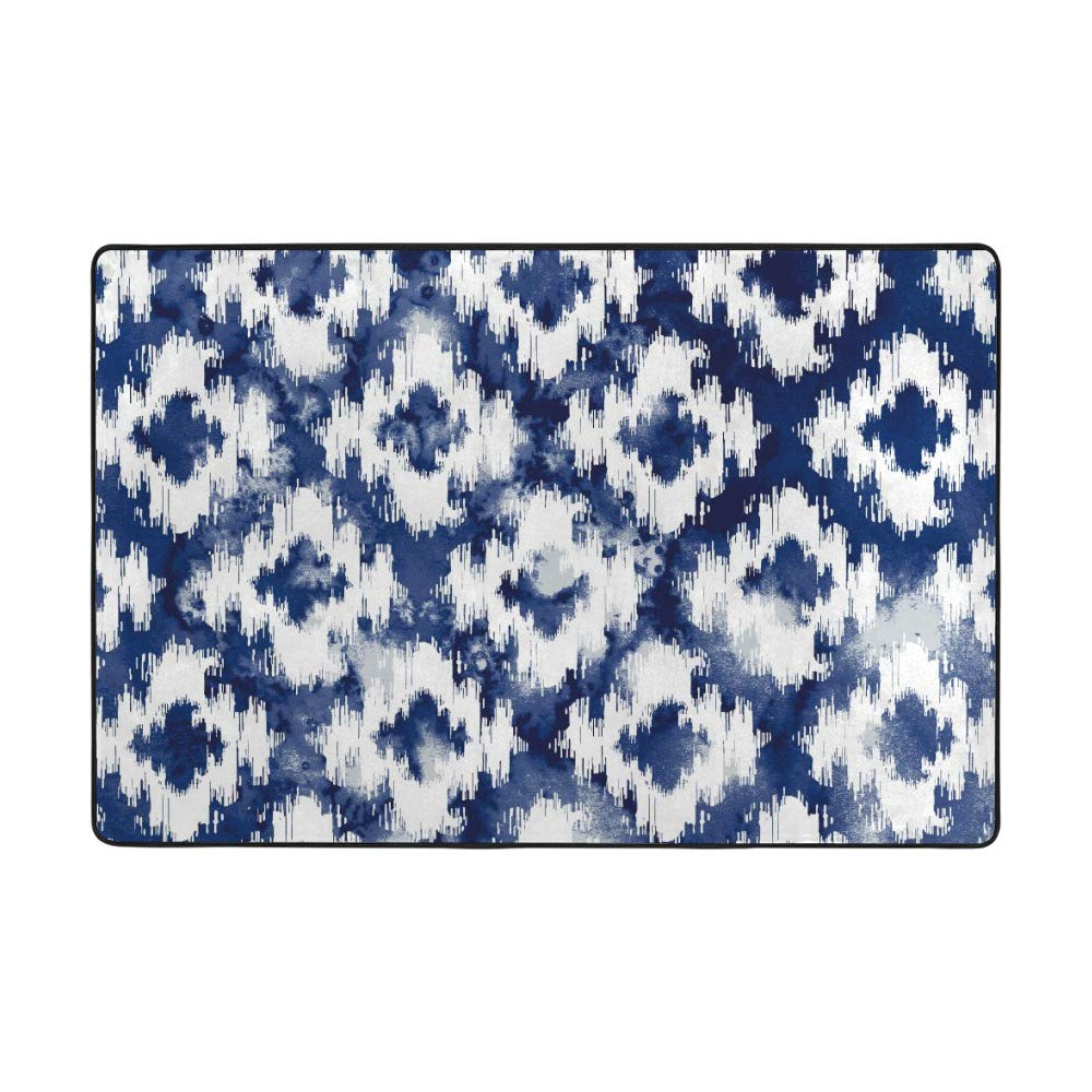 Tapis bleu en velours corail doux pour créer un coin lecture cosy dans la chambre