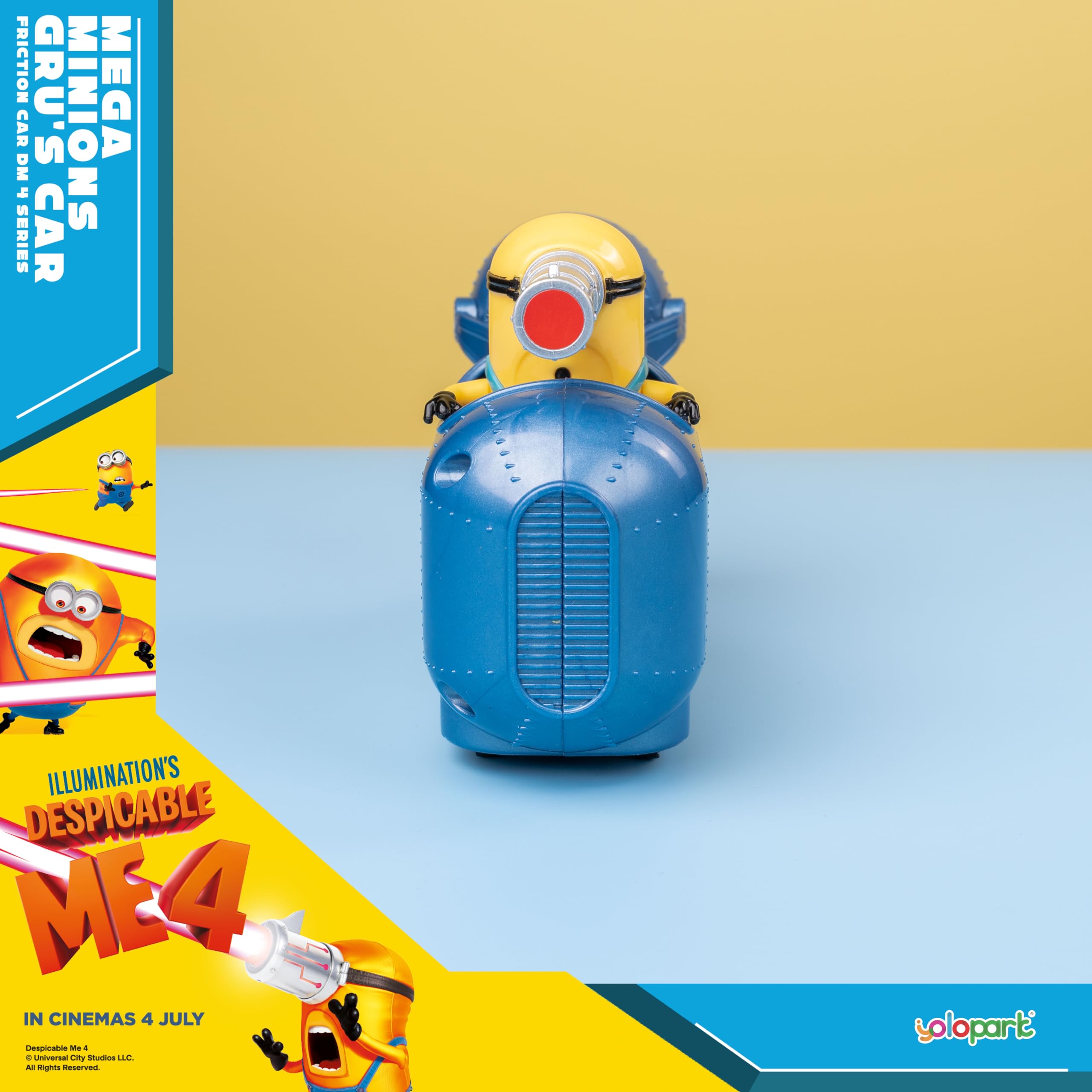 Friction Car Minions Car Toy YOLOPARK Minions Despicable Me Toys