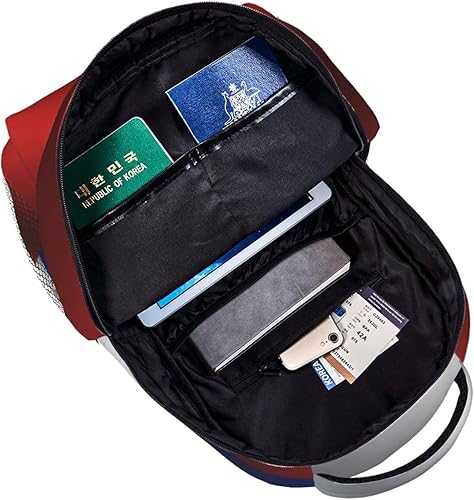 Miniatura 5 de Florally Linda mochila de dibujos animados para computadora portátil, mochila de viaje de anime para mujeres y hombres, Patrón (251), Mochilas de