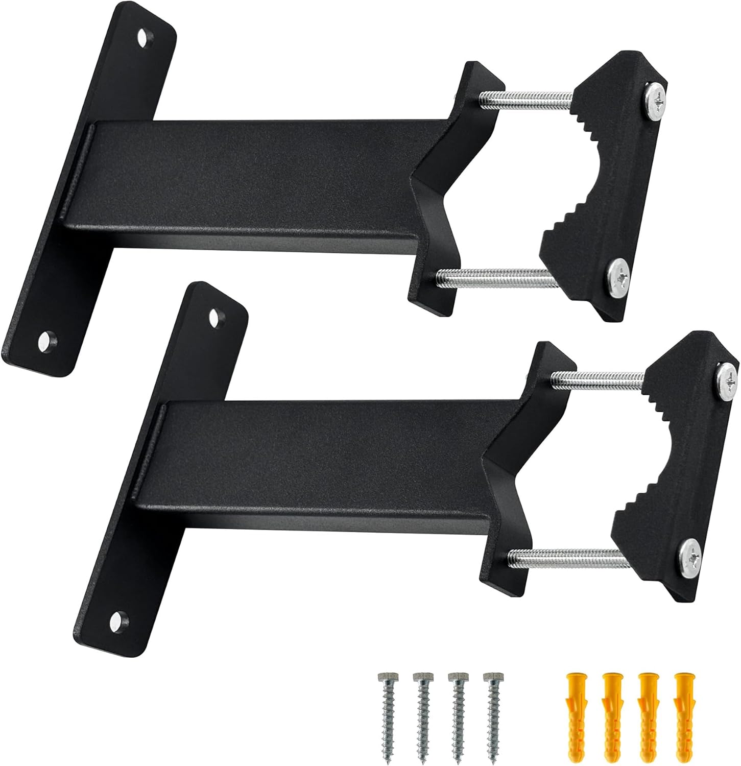Patio Umbrella Holder Stand, Heavy-Duty Umbrella Clamp,Outdoor Umbrella Base Umbrella Clamp Mount Bracket for Deck Balcony Bench Courtyard Outdoor Railing Antenna Mast Clamp (Fit MAX OD 2 inch)