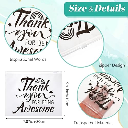 Miniatura 2 de Reginary 50 piezas de regalos inspiradores a granel para mujeres, bolsa de cosméticos, bolsa de maquillaje de EVA con cremallera para cumpleaños,