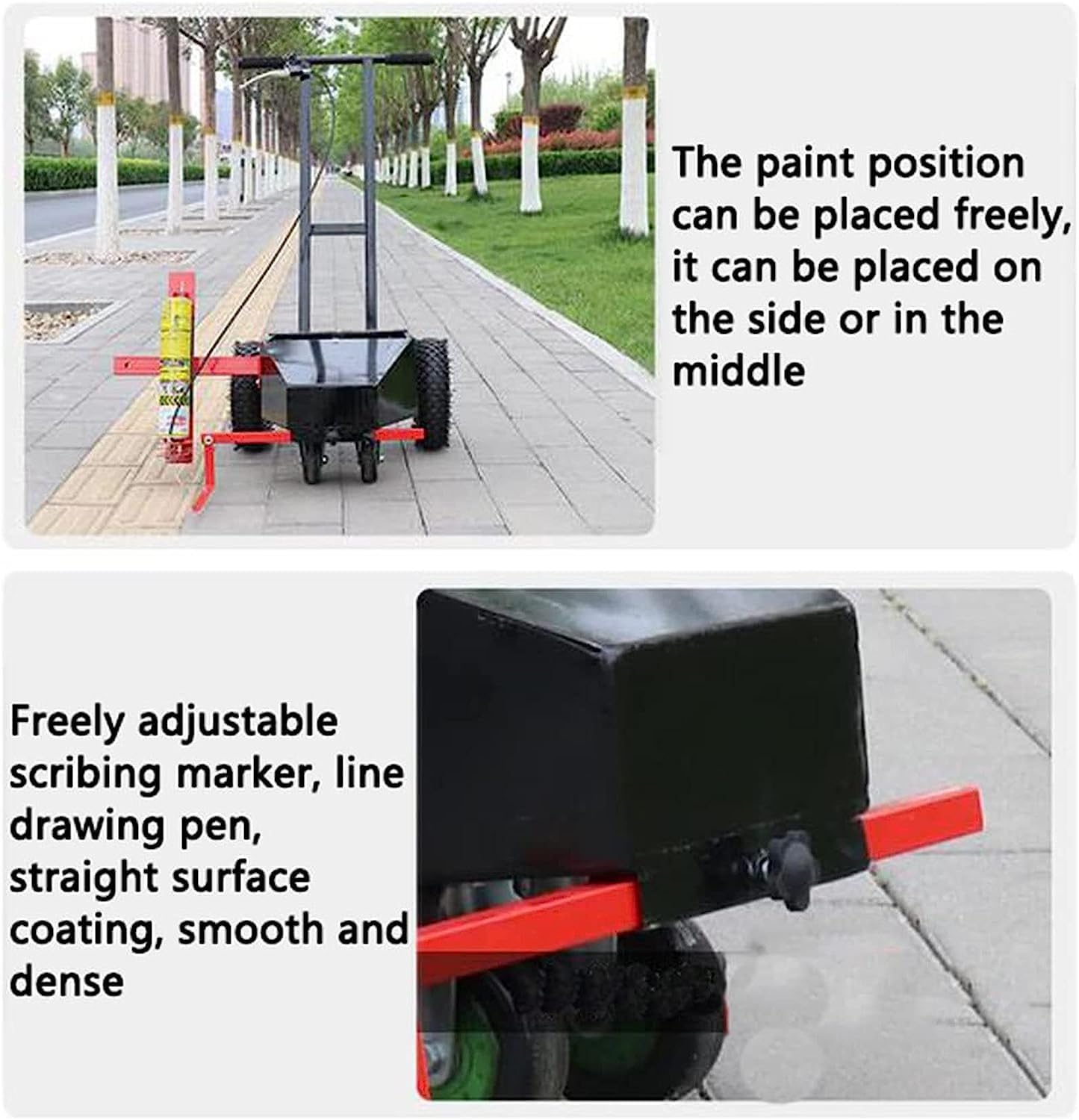 Line Striping Machines Line Marking Machine Line Marking Applicator Road Surface Driveway Line Marker Spray Paint for School Traffic Factory