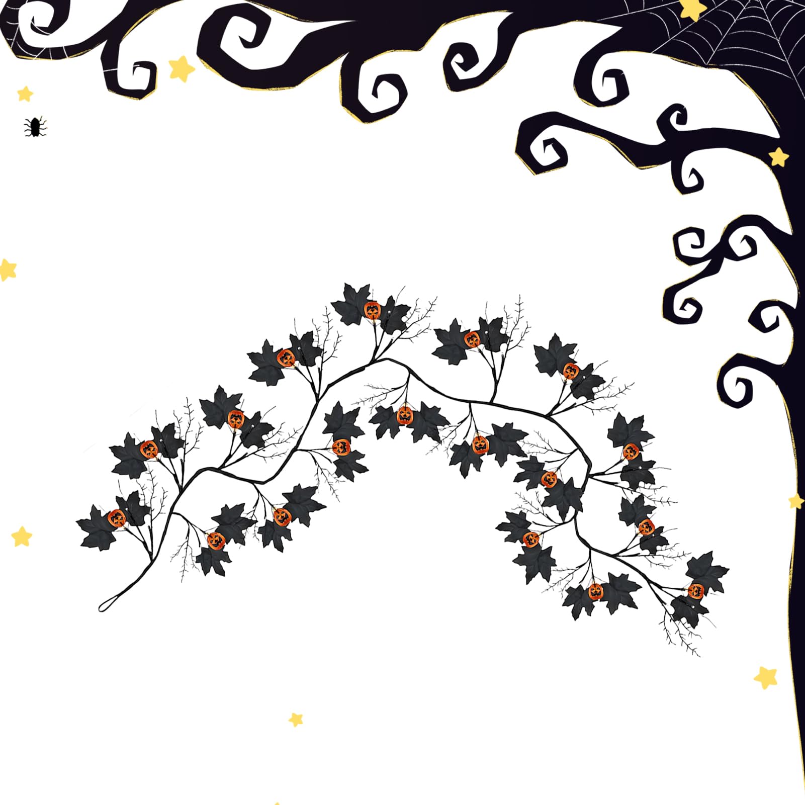 Lumières à vis à piles Halloween festives pour votre salon