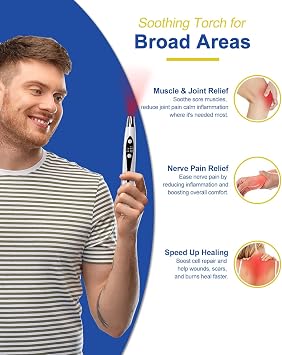 Red Light Therapy Device for Face, Cold Sore Therapy Wand for Lips & Skin
