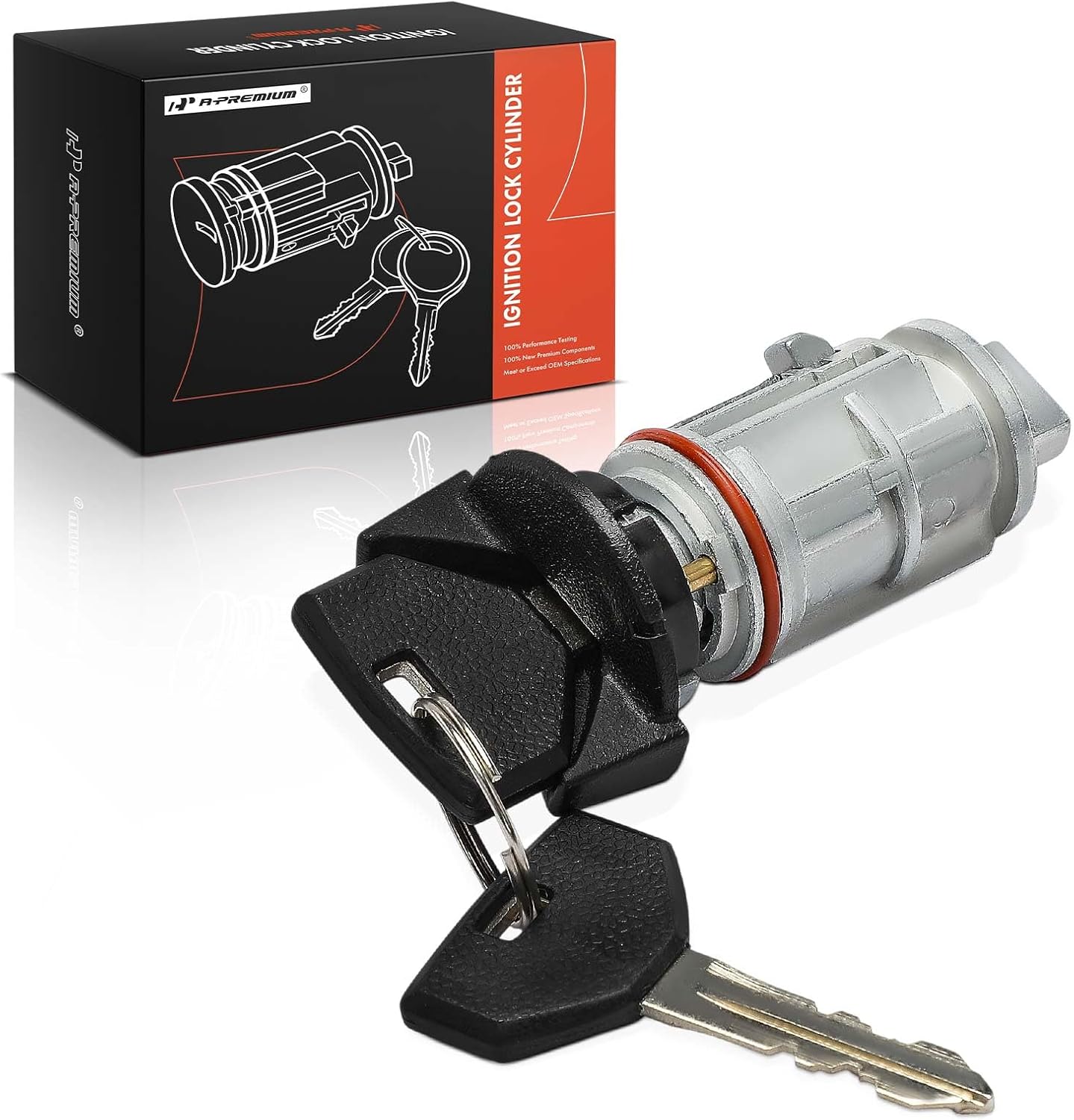A-Premium Ignition Lock Cylinder with 2 keys Compatible with Jeep Wrangler 1997, Cherokee 1997-1999 & Dodge Neon 1995-1997 & Plymouth Neon 1995-1997