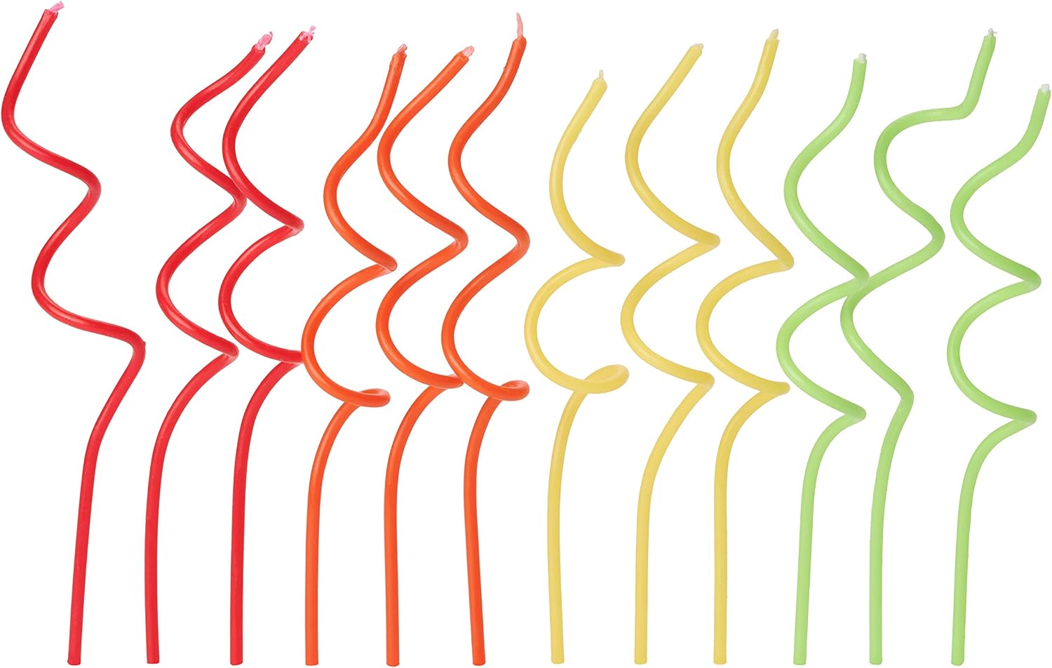 Papyrus Birthday Candles, Silver Swirl (12-Count)