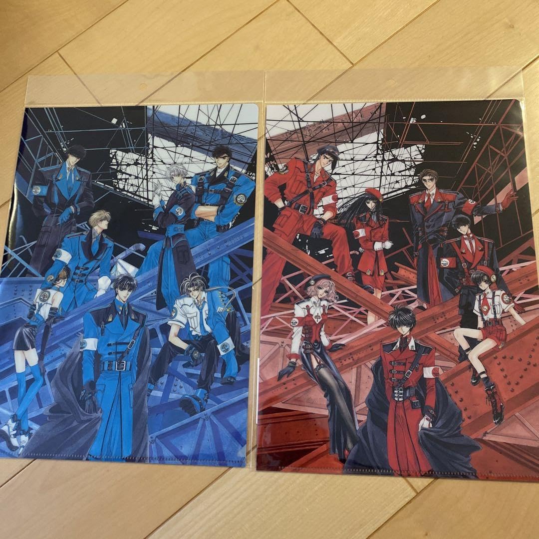 Amazon.co.jp: CLAMP展 X-エックス クリアファイル 2点セット : 文房具