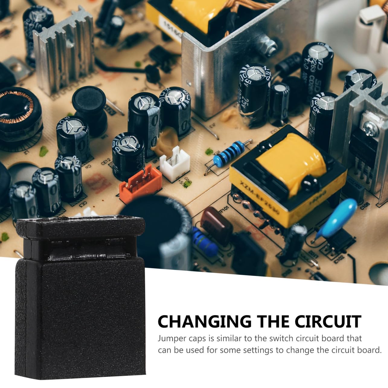 3000pcs Jumper Caps for PCB Circuit Board Shunt Shorting Block for Hard Drives Motherboards and Computer Interfaces Standard Closed-Type Connector