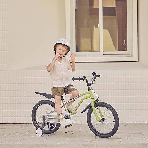 Miniatura 8 de ACEGER Bicicleta para niños de 2 a 10 años, estilo BMX, para niños y niñas de 2 a 10 años, bicicleta para niños de 12, 14 y 16 pulgadas, con ruedas