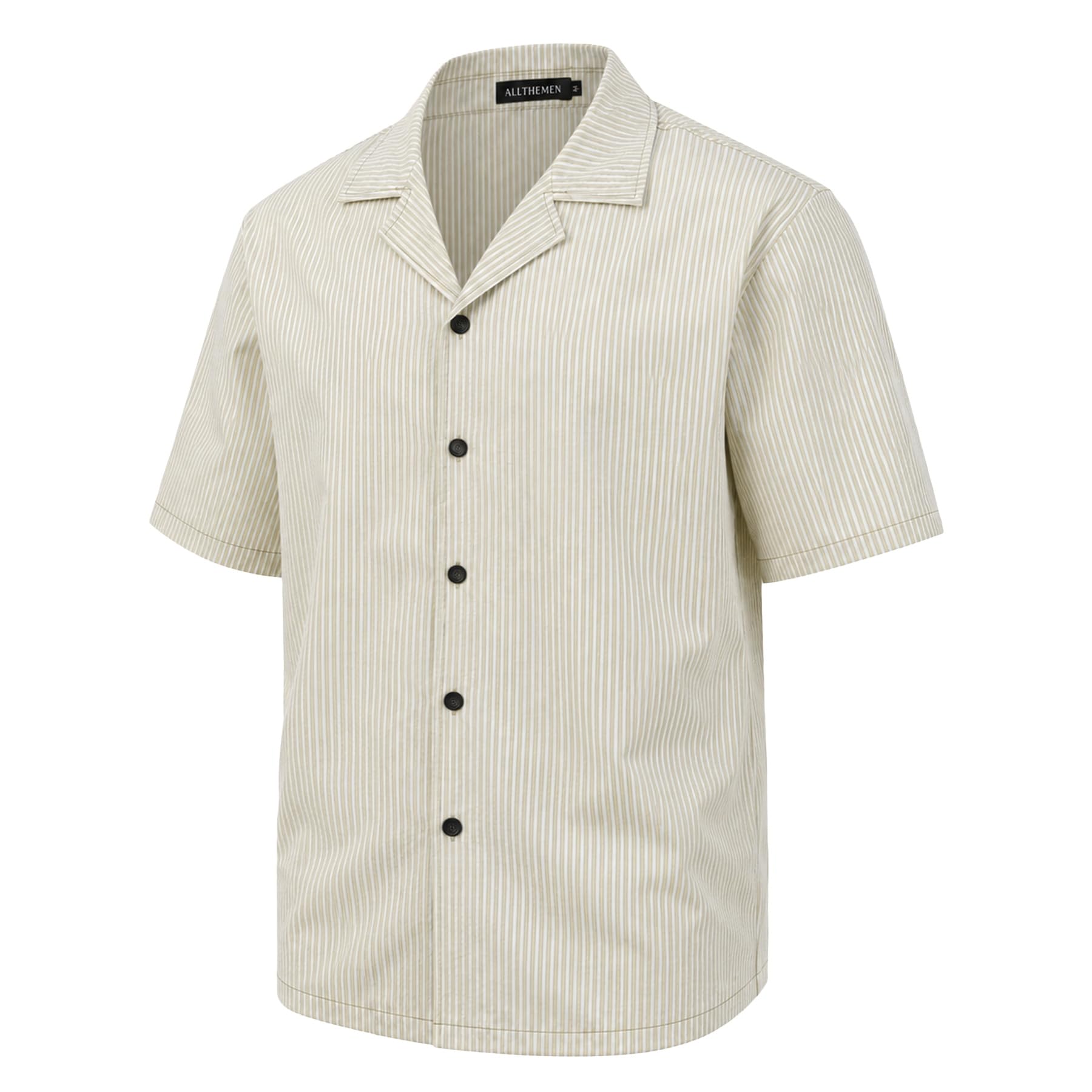 Allthemen Ensemble Homme de 2 Pièces Eté Casual Chemise Manches Courtes et Shorts avec Poches Shirts Bouttons