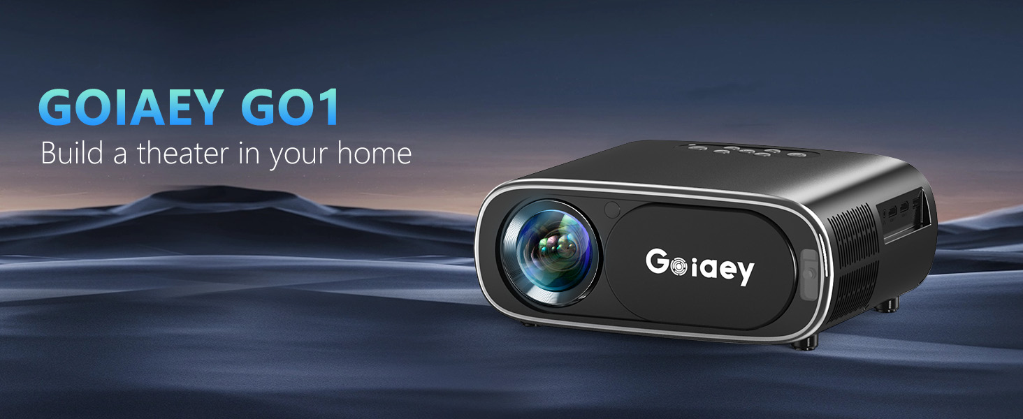 Goiaey GO1 projector 4K with WiFi and Bluetooth