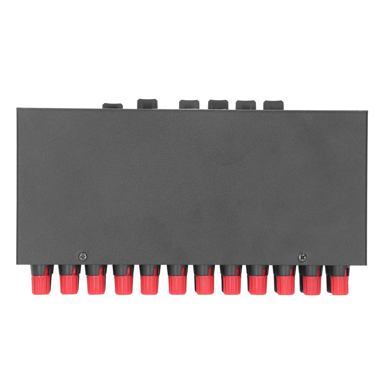 Selector de Altavoces Pasivo de 4 Vías con Aleación de Aluminio, Interruptor de Audio para Amplificador y 2 Altavoces, Conmutación Manual Fácil, Instalación Plug and Play, Sin Ruid